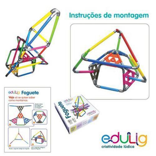 Imagem de Quebra-Cabeça Edulig Puzzle 3D Foguete  - 50 Peças