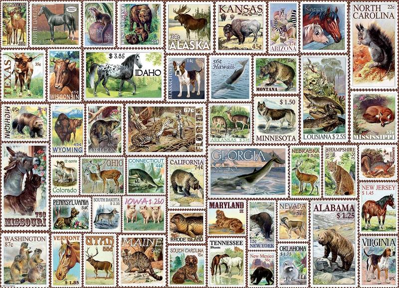 Imagem de Quebra-cabeça EuroGraphics EURHR North American Wildlife 500 peças