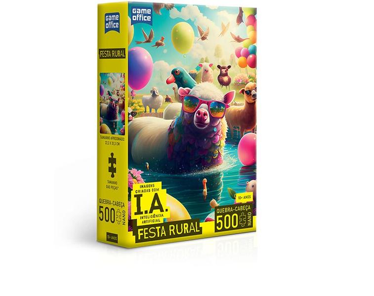 Imagem de Quebra Cabeça Festa Rural I.A. 500 Peças Nano Toyster