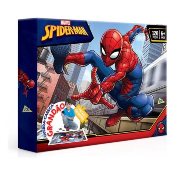 Imagem de Quebra-cabeça Grandão 120 peças Spider Man -Toyster