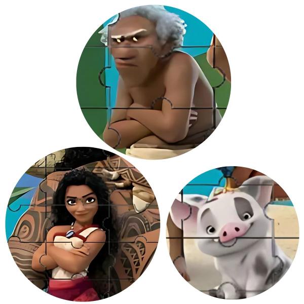 Imagem de Quebra Cabeça Grandão Com 120 Peças Moana 2 3265 - Toyster