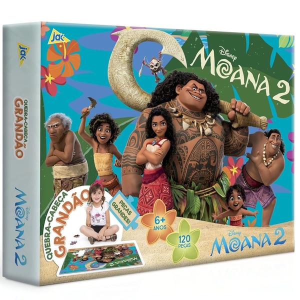 Imagem de Quebra-Cabeça Grandão - Moana 2 - Disney - 120 Peças - Toyster