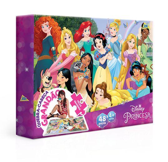 Imagem de Quebra cabeça grandão - princesa 48 pcs