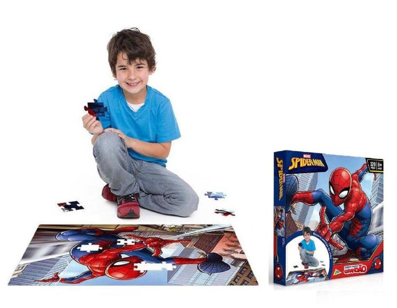 Imagem de Quebra Cabeça Grandão Spider Man 2396 - Toyster