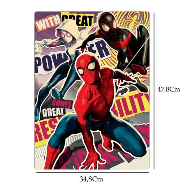 Imagem de Quebra Cabeça Homem Aranha Aranhaverso Miles Morales 500Pç