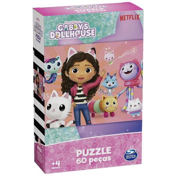 Imagem de Quebra Cabeça Infantil 48 Peças Gabby's Dollhouse Grow 