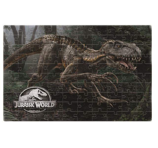 Imagem de Quebra Cabeça Jurassic World Dinossauro Indoraptor 100 Peças