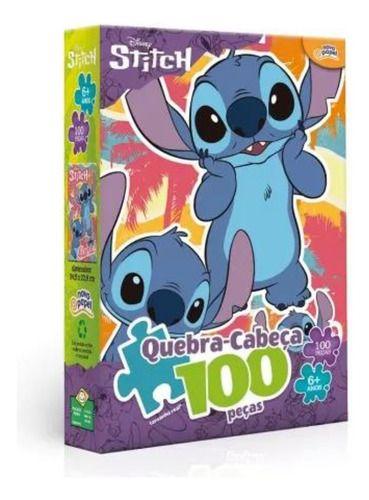 Imagem de Quebra Cabeça Lilo Stitch Disney 100 Peças Toyster Original