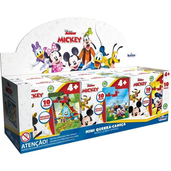 Imagem de QUEBRA-CABECA Madeira Mickey Mini 10 Pecas DP.C/06