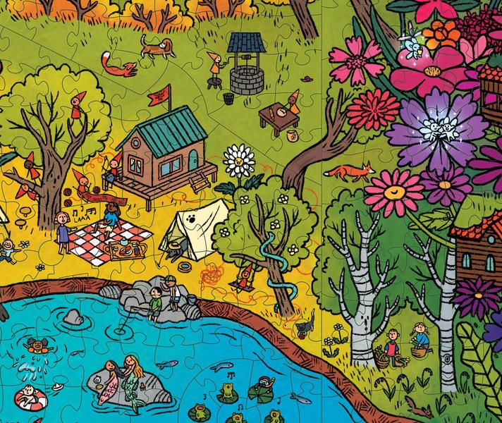 Imagem de Quebra-cabeça Magic Puzzle Company The Gnomes' Homes 1000 unidades