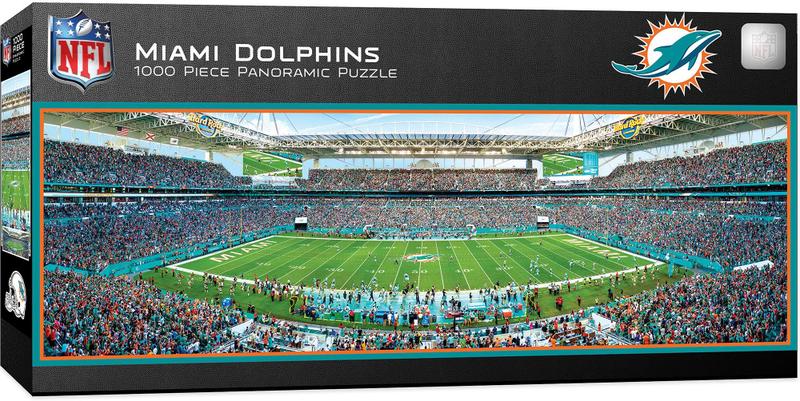 Imagem de Quebra-cabeça MasterPieces NFL Miami Dolphins Stadium 1000 unidades