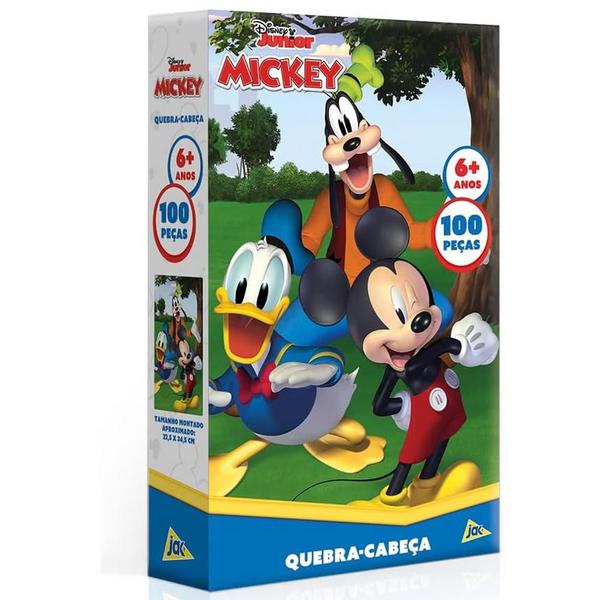 Imagem de Quebra Cabeca Mickey Mouse 100 Pecas 6+ Toyster