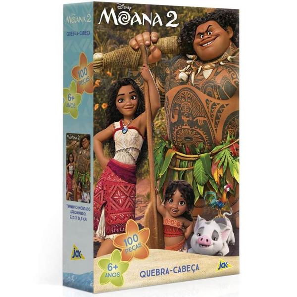 Imagem de Quebra cabeca moana 2 100 pecas toyster