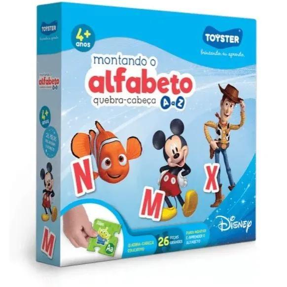 Imagem de Quebra Cabeça Montando O Alfabeto A ao Z Disney Toyster