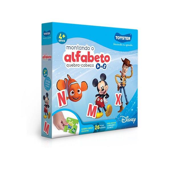 Imagem de Quebra-cabeça  Montando O Alfabeto AZ Disney - Toyster