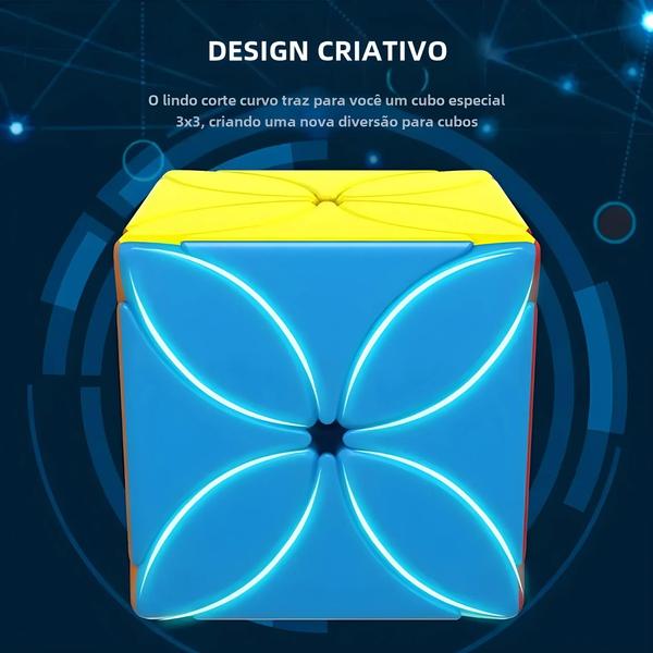 Imagem de Quebra-Cabeça Moyu Meilong Clover - Cubo Mágico Profissional para Speedcubing