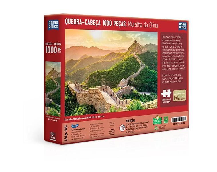 Quebra Cabeça Muralha Da China 1000 Peças Toyster Imagem de Quebra Cabeça Muralha Da China 1000 Peças Toyster