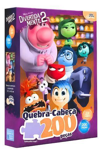 Imagem de Quebra Cabeça Original Divertida Mente 2 200 Peças Pixar