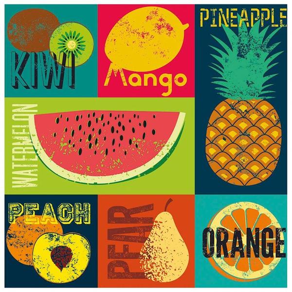 Imagem de Quebra cabeca p300x4 decorart pop art fruits 3631 grow