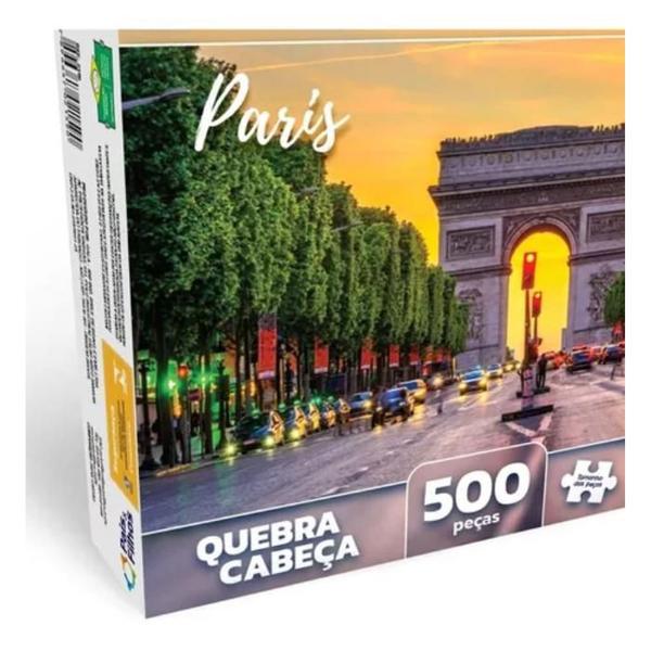 Imagem de Quebra Cabeça Paris 500 Peças Puzzle Premium