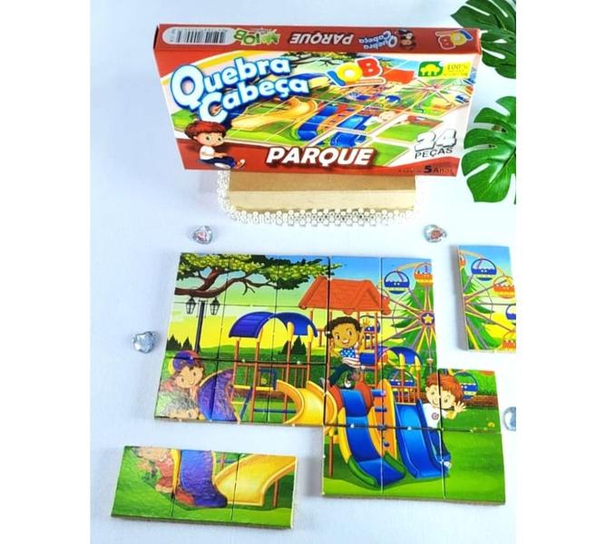 Imagem de Quebra Cabeca Parque IOB Brinquedo Infantil Recreativo