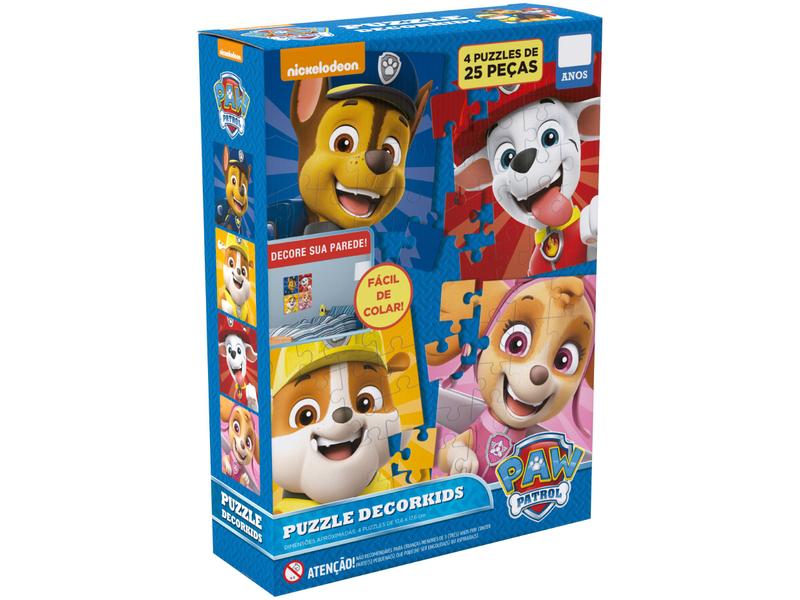 Imagem de Quebra-cabeça Patrulha Canina Puzzle Decorkids