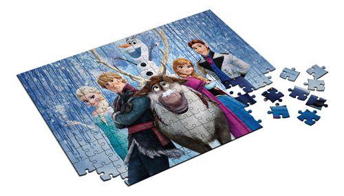 Imagem de Quebra-cabeça Personalizado Frozen 2 48 Peças