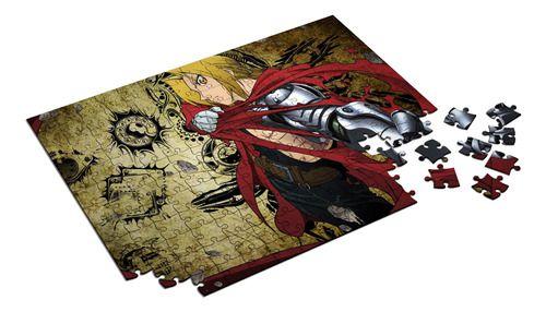 Imagem de Quebra-cabeça Personalizado Full Metal Alchemist Ed 60 Peças