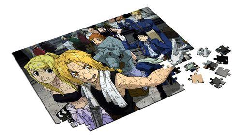 Imagem de Quebra-cabeça Personalizado Fullmetal Alchemist 60 Peças