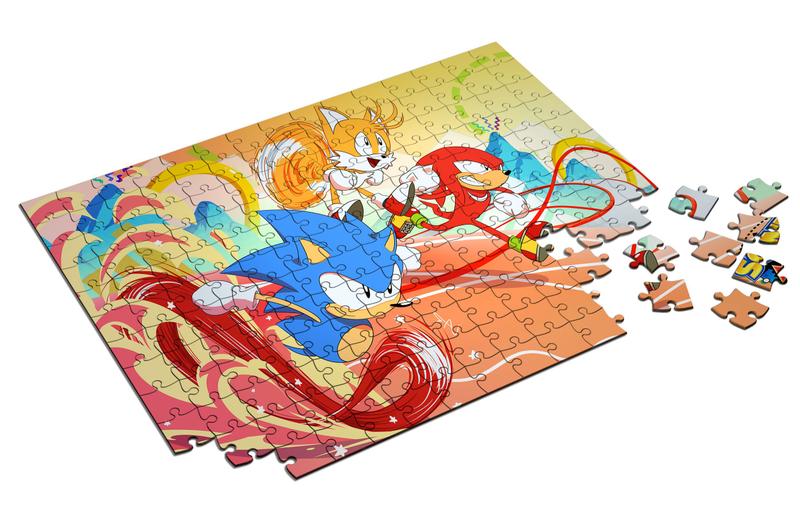 Imagem de Quebra-cabeça Personalizado Sonic Mania 48 Peças Puzzle