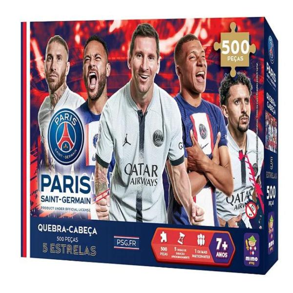 Imagem de Quebra Cabeça PSG Colecionável 500 Peças Mimo 2321