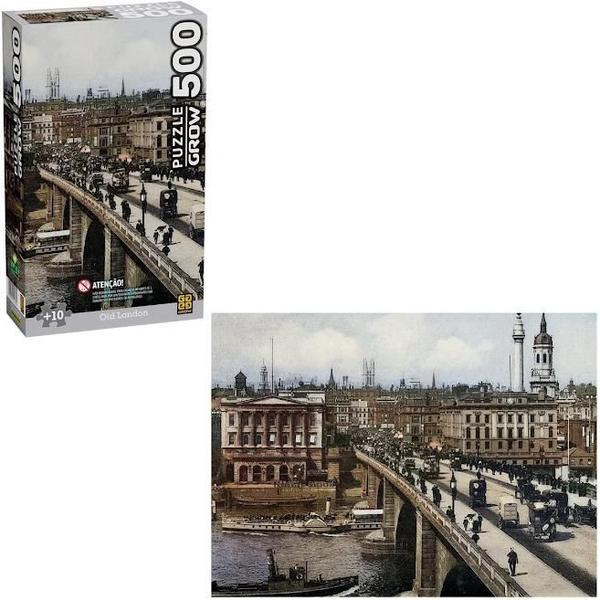 Imagem de Quebra Cabeça Puzzle 500 Peças Old London 04262 Grow