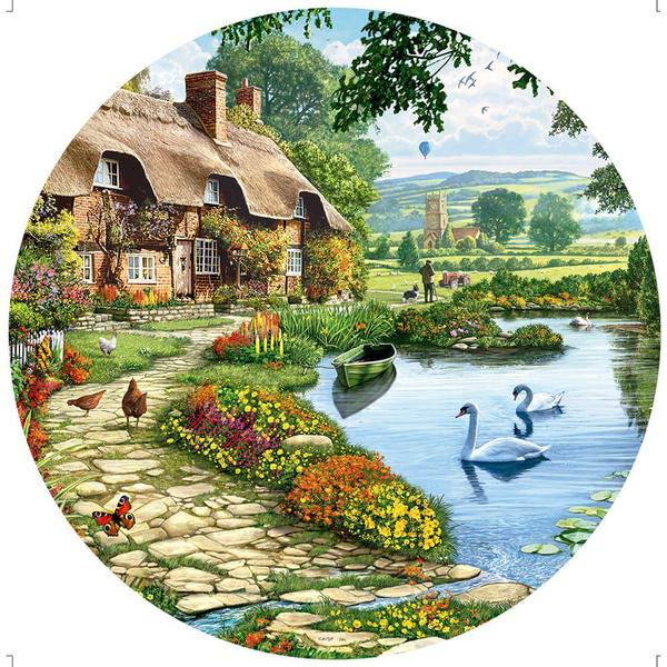 Imagem de Quebra-Cabeca - Puzzle Circular - Lagos dos Cisnes - 04379 GROW