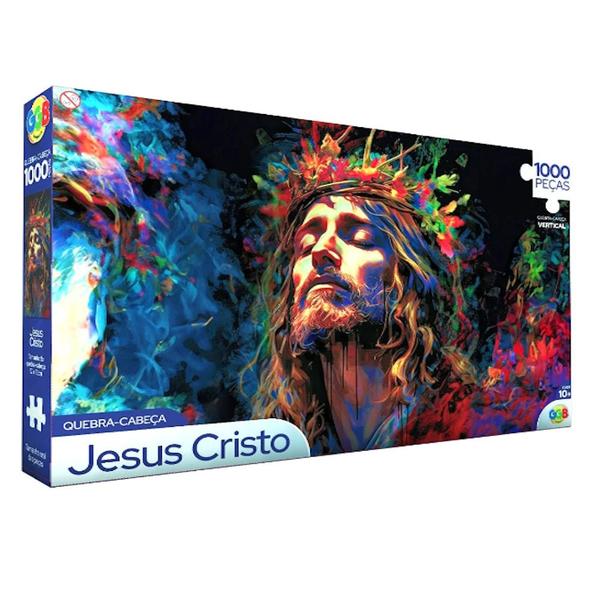 Imagem de Quebra Cabeça Puzzle Jesus Cristo 1000 Peças