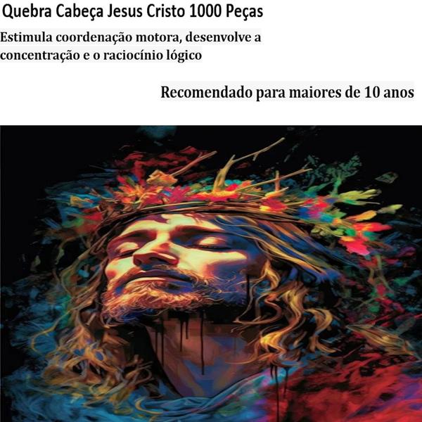 Imagem de Quebra Cabeça Puzzle Jesus Cristo 1000 Peças