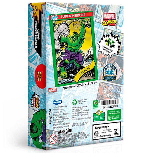 Imagem de Quebra-Cabeça Puzzle Nano 500 Peças Hulk Marvel