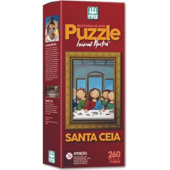 Imagem de Quebra Cabeca Puzzle - Releitura Santa Ceia - 260 Pcs - Nig