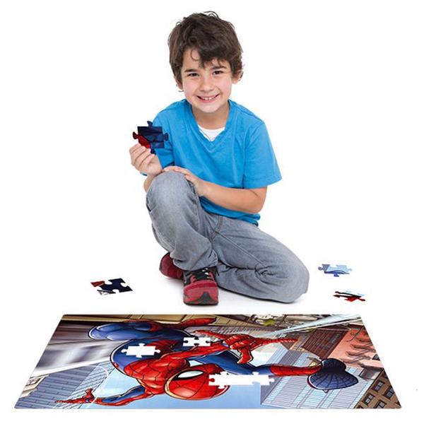 Imagem de Quebra-Cabeça Puzzle Spider Man 120 Peças Grandão Toyster