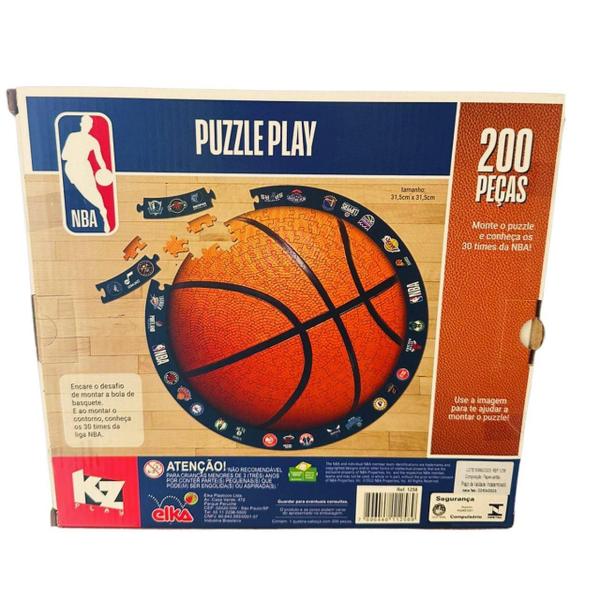 Imagem de Quebra Cabeça Puzzletimes Da Nba 200 Peças - Elka 1258