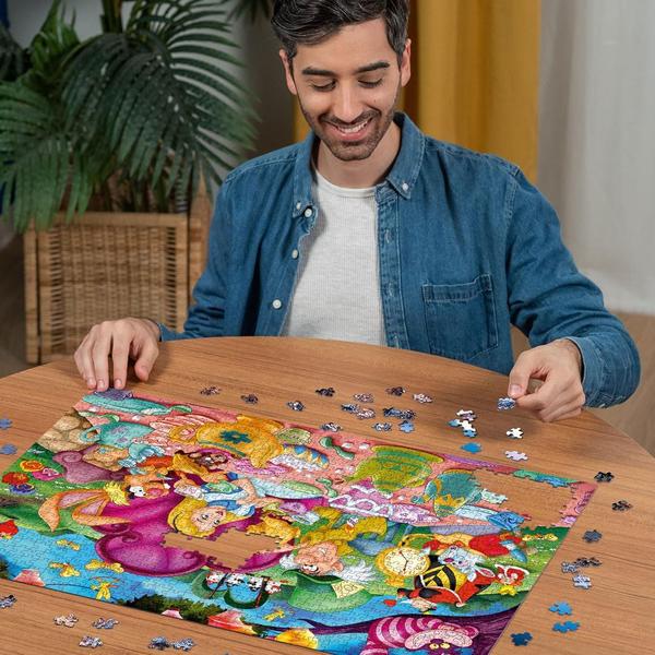 Imagem de Quebra-cabeça Ravensburger Disney Alice no País das Maravilhas 1000 unidades