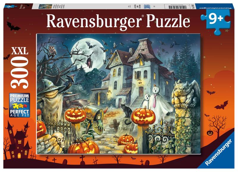 Imagem de Quebra-cabeça Ravensburger Halloween House 300 peças para crianças