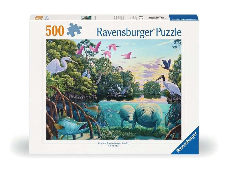 Imagem de Quebra-cabeça Ravensburger Manatee Moments 500 peças