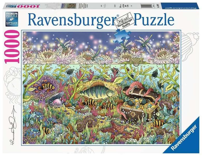 Imagem de Quebra-Cabeça Ravensburger Underwater Kingdom 1000 Peças - Tecnologia Softclick