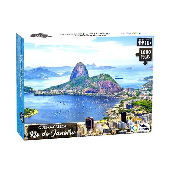 Imagem de Quebra-Cabeça Rio de Janeiro Brasil c/ 1000 Peças