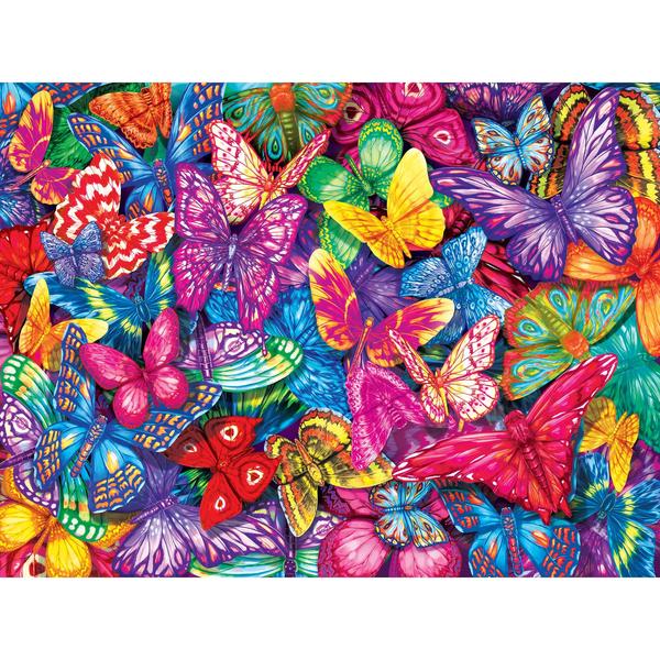 Imagem de Quebra-cabeça RoseArt Kodak Premium Colorful Butterflies 350 unidades