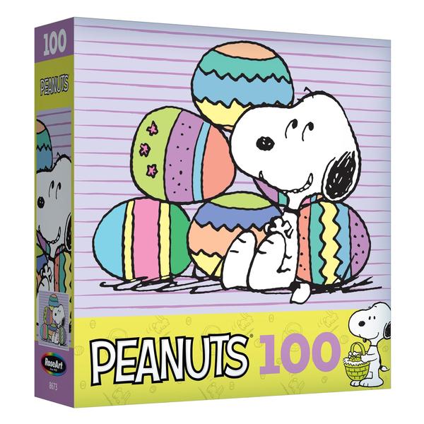 Imagem de Quebra-cabeça RoseArt Peanuts Snoopy and Eggs 100 peças