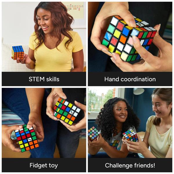 Imagem de Quebra-Cabeça Rubik's Master 4x4 - Para Adultos e Crianças Acima de 8 Anos