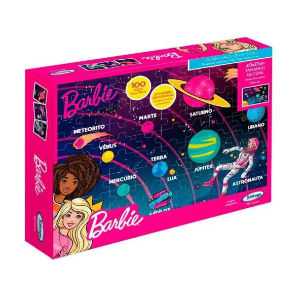 Imagem de Quebra-Cabeça Sistema Solar Barbie Xalingo - 2318.7