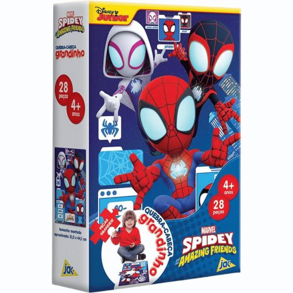 Imagem de Quebra-Cabeça Spidey Peças Grandinho Disney Junior 28 pçs