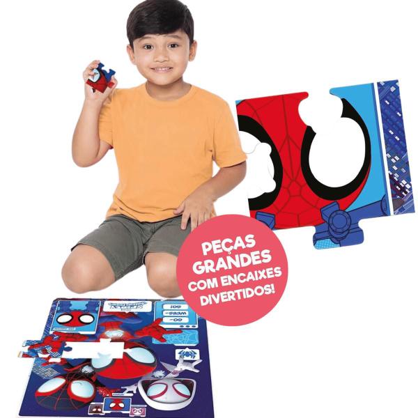 Imagem de Quebra-Cabeça Spidey Peças Grandinho Disney Junior 28 pçs